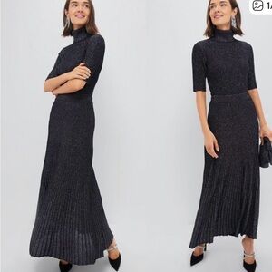 Black Metallic Skirt Tuckernuck